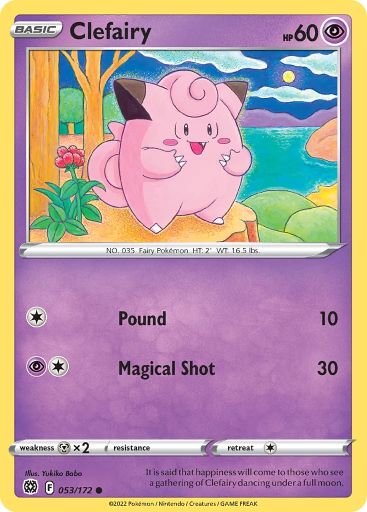 Clefairy #53, Brilliant Stars