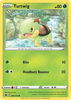 Turtwig #6, Reverse Foil