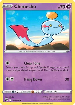 Chimecho #63, Reverse Foil