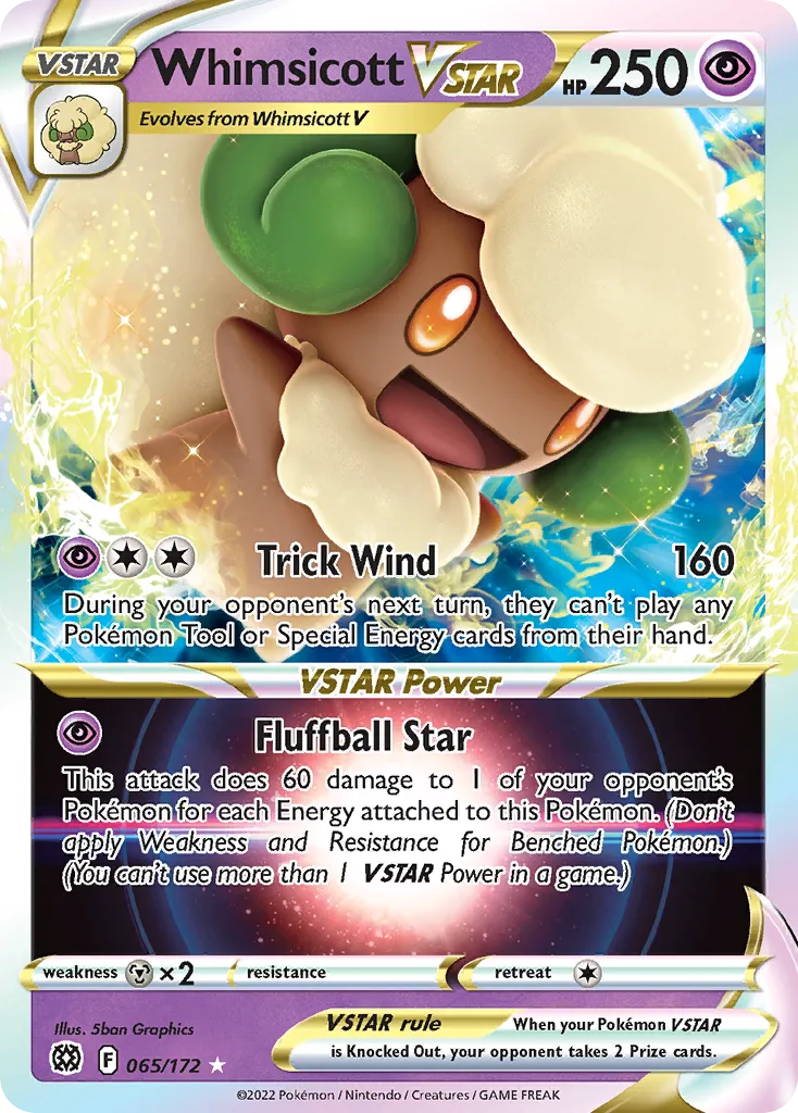 Whimsicott VSTAR #65, Brilliant Stars