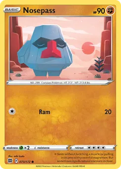 Nosepass #73, Reverse Foil