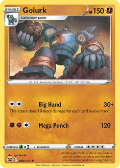 Golurk #83, Reverse Foil
