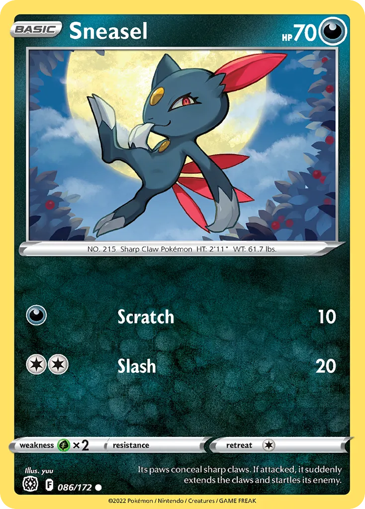 Sneasel #86, Brilliant Stars
