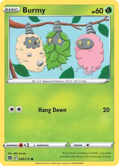 Burmy #9, Reverse Foil
