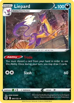 Liepard #91, Reverse Foil