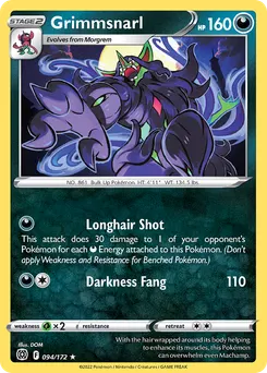 Grimmsnarl #94, Reverse Foil