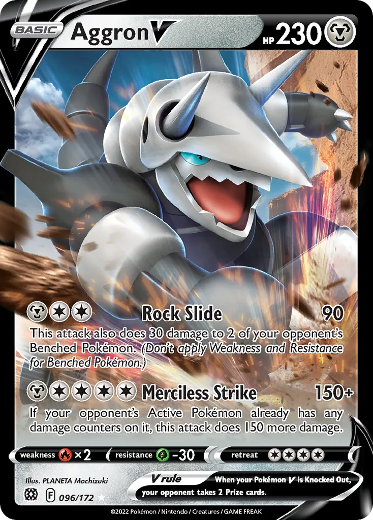 Aggron V #96, Brilliant Stars