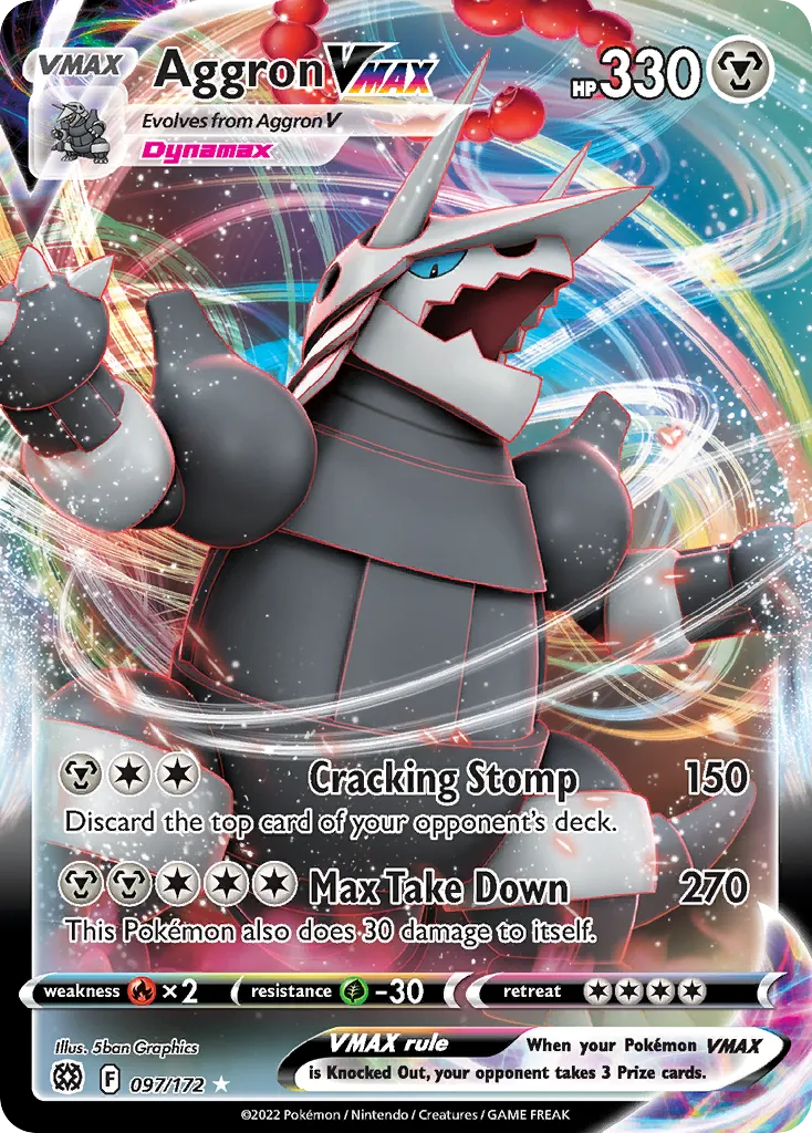 Aggron VMAX #97, Brilliant Stars