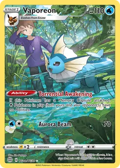 Vaporeon #TG02, Standard