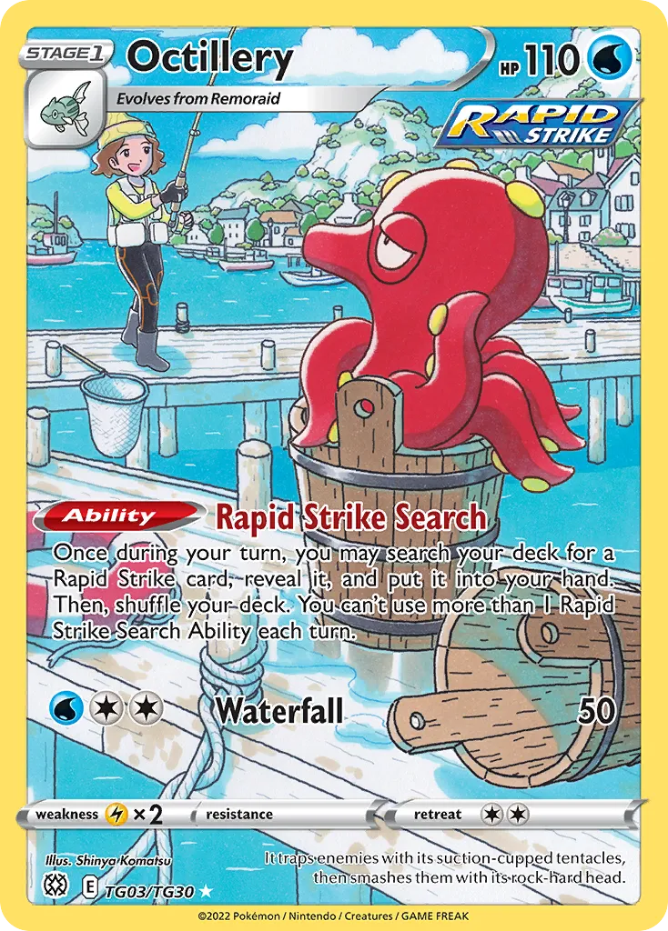 Octillery #TG03, Brilliant Stars Trainer Gallery