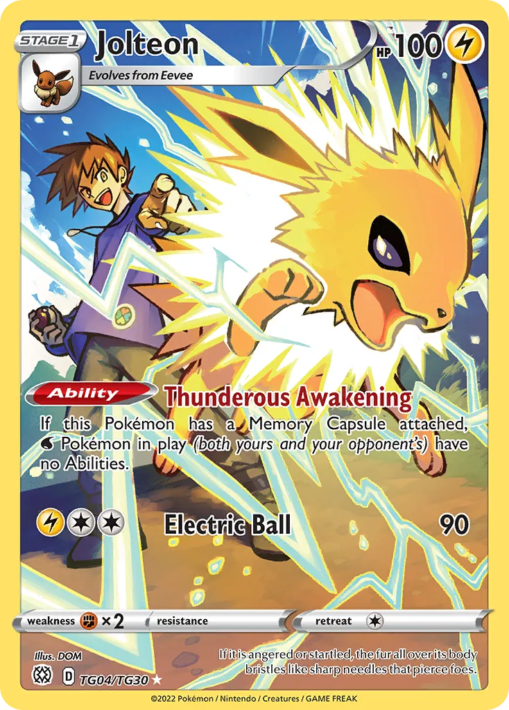 Jolteon #TG04, Brilliant Stars Trainer Gallery