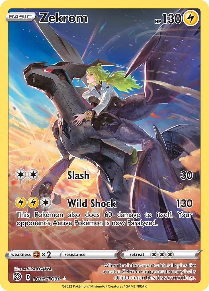Zekrom #TG05, Brilliant Stars Trainer Gallery