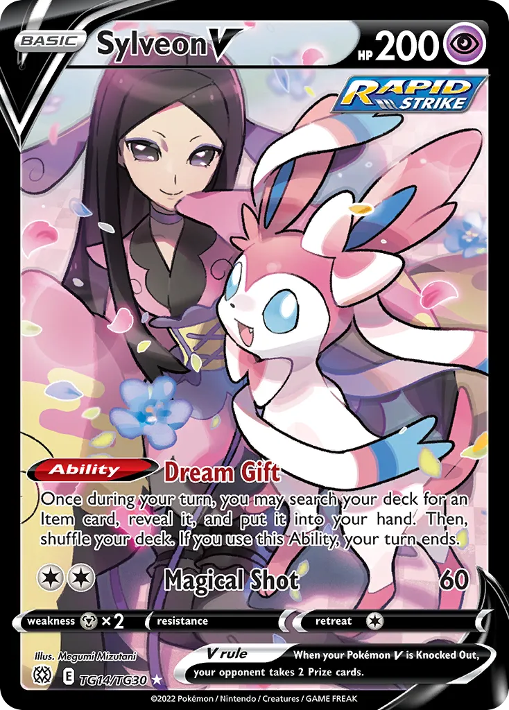 Sylveon V #TG14, Brilliant Stars Trainer Gallery