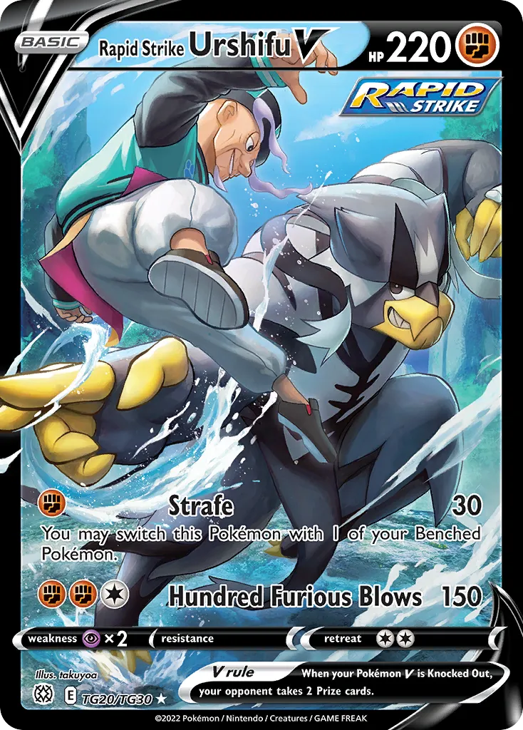 Rapid Strike Urshifu V #TG20, Brilliant Stars Trainer Gallery