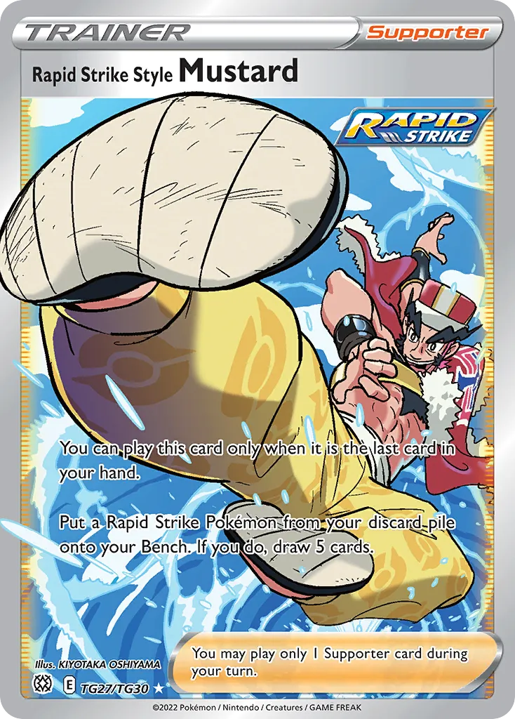 Rapid Strike Style Mustard #TG27, Brilliant Stars Trainer Gallery