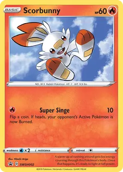 Scorbunny #SWSH002, SWSH Black Star Promos