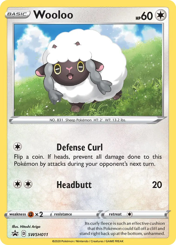Wooloo #SWSH011, SWSH Black Star Promos Triple Blisters Pack