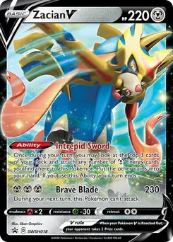 Zacian V #SWSH018, Legend of Galar Tins