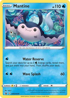 Mantine #SWSH026, Single Blisters Pack