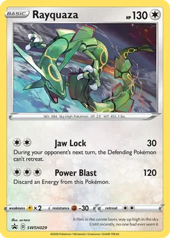 Rayquaza #SWSH029, Triple Blisters Pack