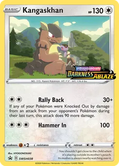Kangaskhan #SWSH038, Prerelease