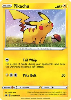 Pikachu #SWSH039, 2021 General Mills 25th Anniversary