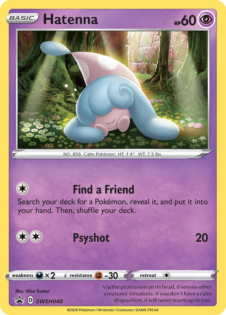 Hatenna #SWSH040, SWSH Black Star Promos Single Pack Blisters