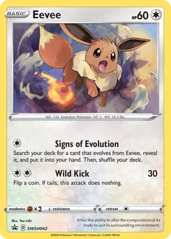 Eevee #SWSH042, Three Blisters Pack