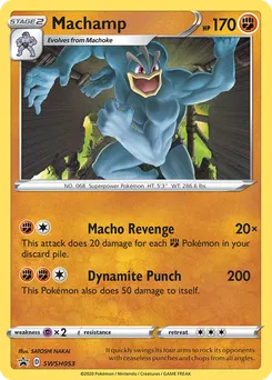 Machamp #SWSH053, Champion's Path Special Pin Collection
