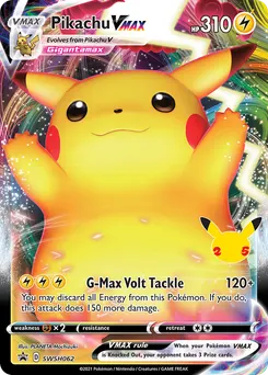 Pikachu VMAX #SWSH062, Pikachu Vmax Box