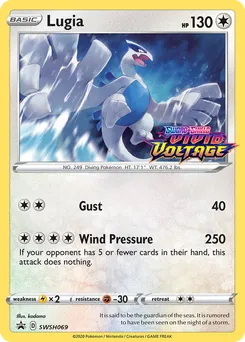 Lugia #SWSH069, Prerelease-Staff