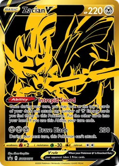 Zacian V #SWSH076, Ultra Premium Collection