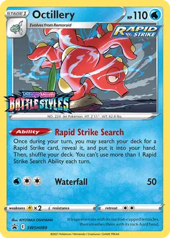 Octillery #SWSH089, Prerelease