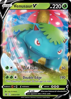 Venusaur V #SWSH100, Venusaur V Battle Deck