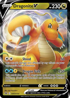 Dragonite V #SWSH154, Dragonite V Box-Jumbo