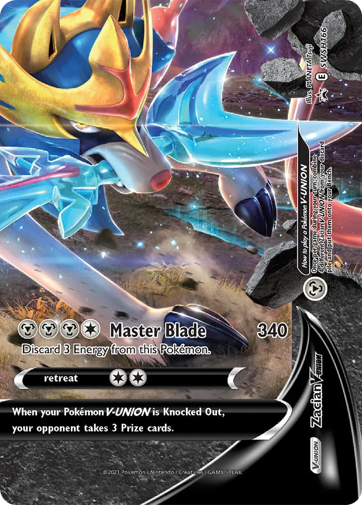 Zacian V-UNION #SWSH166, SWSH Black Star Promos Zacian V-Union Special Collection