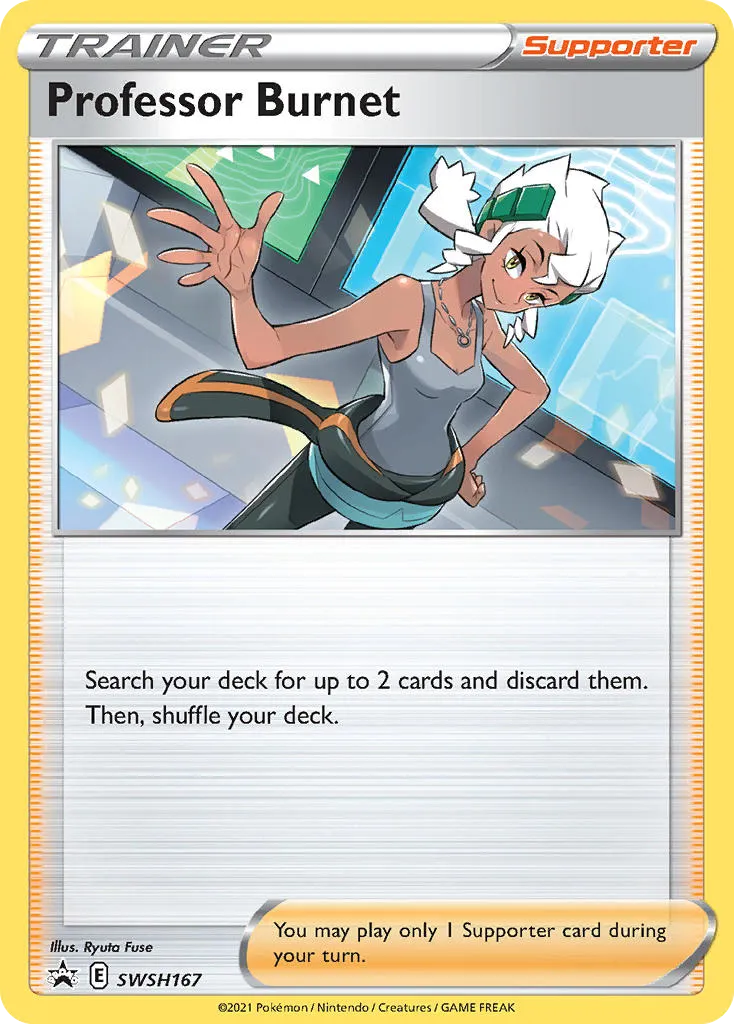 Professor Burnet #SWSH167, SWSH Black Star Promos V-Union Special Collection