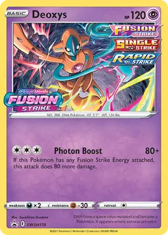 Deoxys #SWSH170, Prerelease
