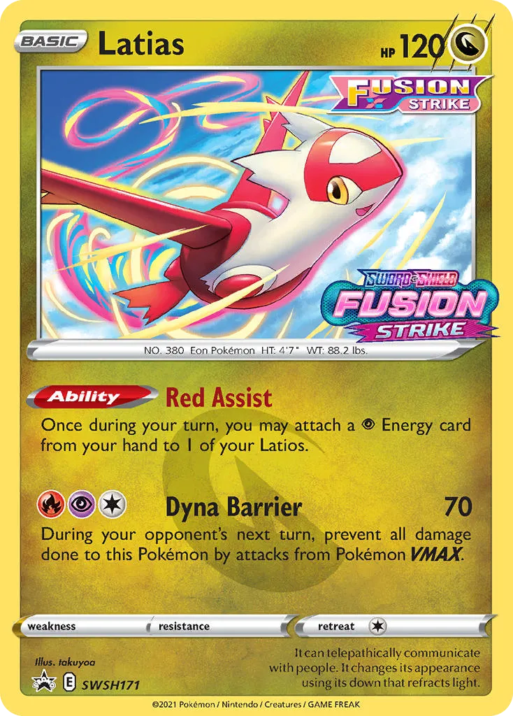 Latias #SWSH171, SWSH Black Star Promos Prerelease