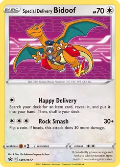 Special Delivery Bidoof #SWSH177, Bidoof Day