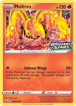 Moltres #SWSH185, Prerelease
