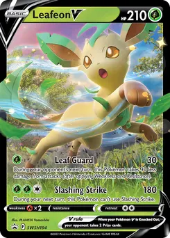 Leafeon V #SWSH194, Leafeon Vstar Special Collection