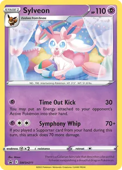 Sylveon #SWSH211, Astral Radiance Three Pack Blisters