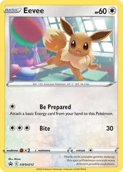 Eevee #SWSH212, Astral Radiance Three Pack Blisters