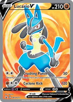 Lucario V #SWSH213, Lucario Vstar Premium Collection