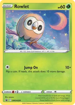 Rowlet #SWSH220, Collector Chest-Cosmos