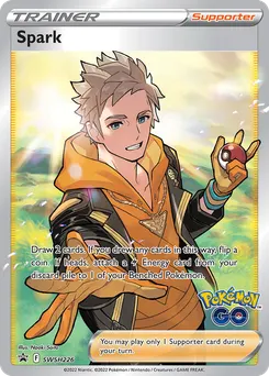 Spark #SWSH226, Pokemon Go Special Collection-Team Instinct