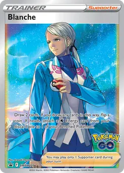 Blanche #SWSH227, Pokemon Go Special Collection-Team Mystic