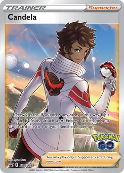 Candela #SWSH228, Pokemon Go Special Collection-Team Valor