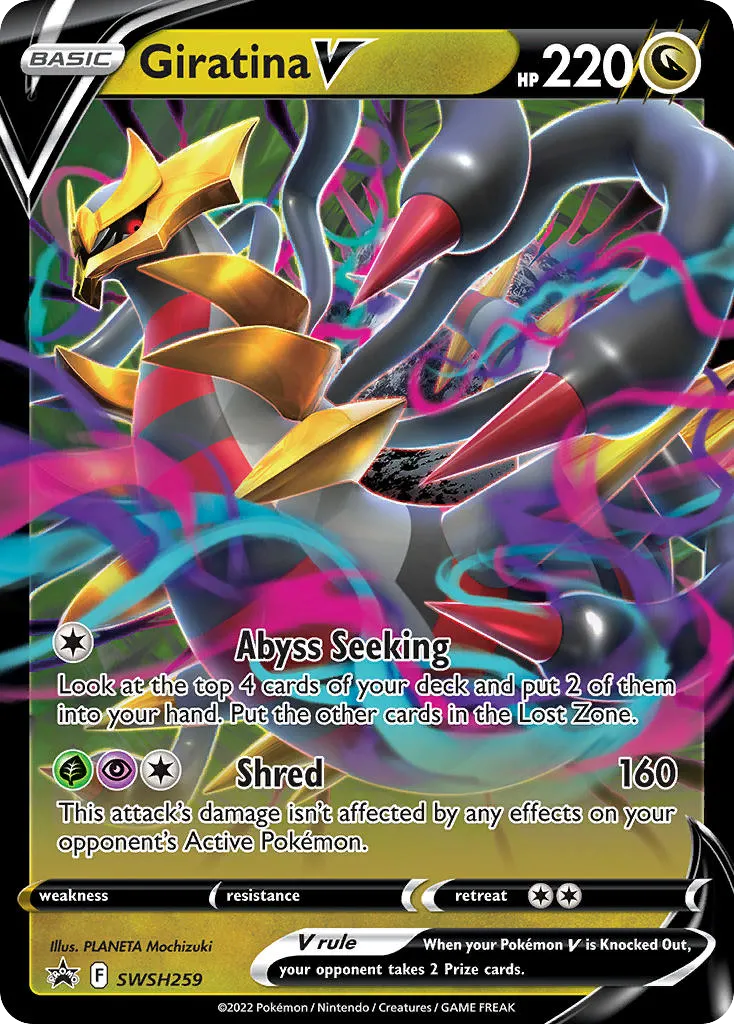 Giratina V #SWSH259, SWSH Black Star Promos Hidden Potential Tins